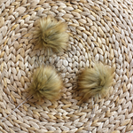 POMPOM XS forudbestilling10pcs Kultaruskea