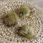 POMPOM S pre-order 10pcs Kultaruskea