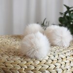 POMPOM S pre-order 10pcs Pyöreä ivory
