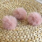 POMPOM S pre-order 10pcs Pyöreä powder pink