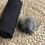 POMPOM S pre-order 10pcs Tummanharmaa