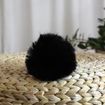 POMPOM M Pre-order 10pcs Pyöreä musta