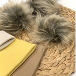 POMPOM M Pre-order 10pcs Pähkinä