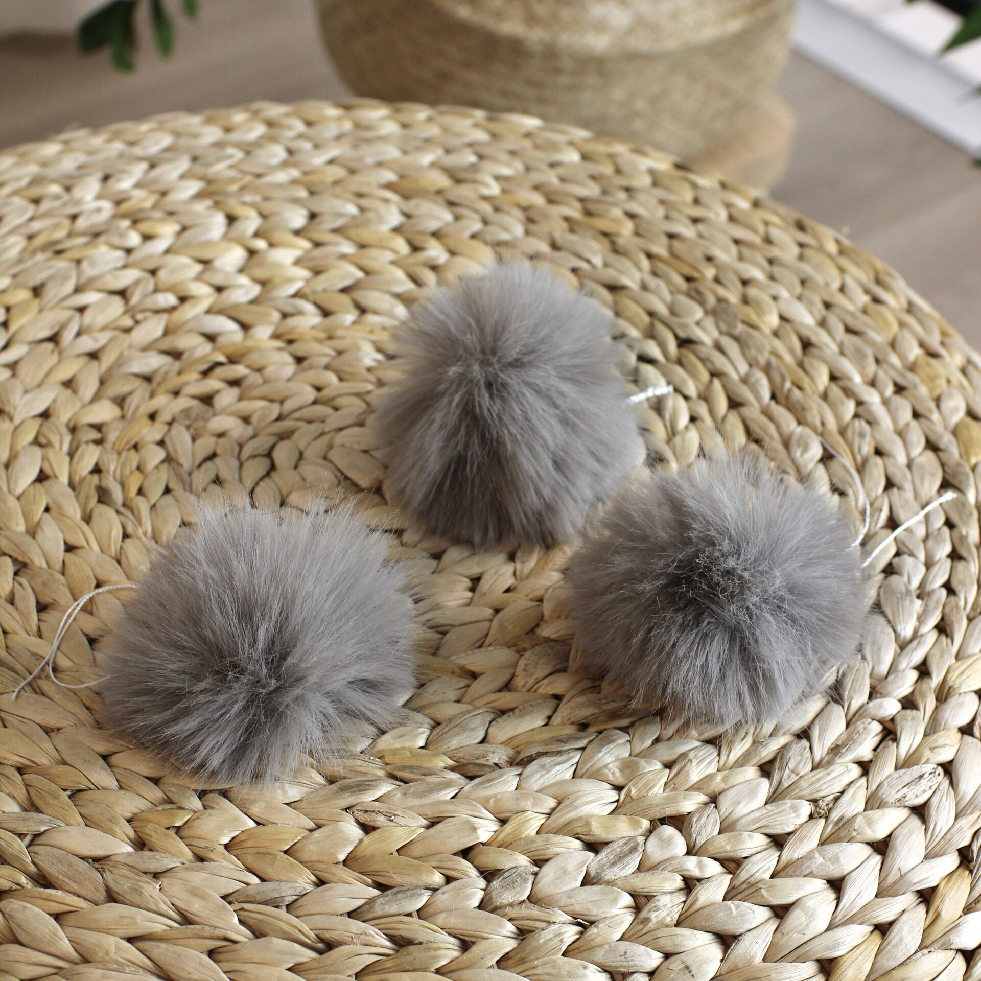 POMPOM XS - Baby Round grey