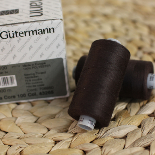 Ompelulanka 1000m Gütermann Perma core 1000 Ruskea 43265