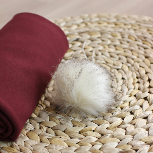 POMPOM XS - Baby Off-white and black brown