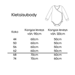 KUPPIKAKKU - Vauvan bodyn ompelukaava koot 44-92, PDF