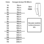 PILVIPOLKU - Lasten legginsit trikoolle, merinovillalle, ribbitrikoolle koot 44 -170