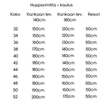 EMPPU - Naisten hupparin ja hupparimekon ompelukaava koot 32-52