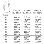 MAIKKI - Naisten mekon, paidan ja hameen ompelukaavat koot 32-52