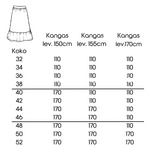 MAIKKI - Naisten mekon, paidan ja hameen ompelukaavat koot 32-52