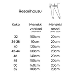 SUSSU - Naisten verkka-asun ompelukaava koot 32-52, PDF