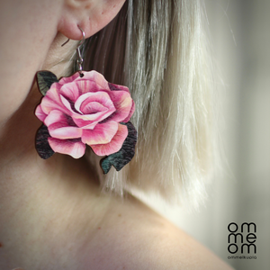 Belle, pink -korvakorut