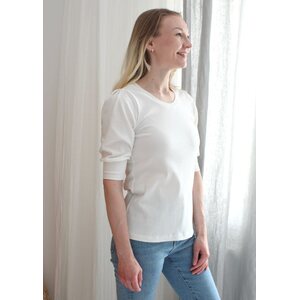 JULIET - Merinovillaisen tai ribbitrikoisen paidan ja mekon ompelukaava koot 32-56