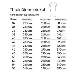 FIONA - Naisten joustamattoman mekon ompelukaava, koot 32-56