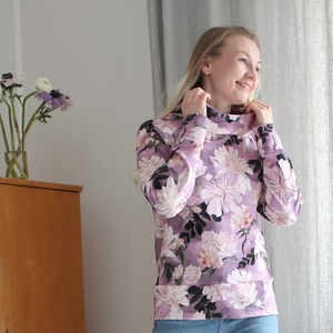 Blossom garden, pastel lila -joustocollege 240cm PALA