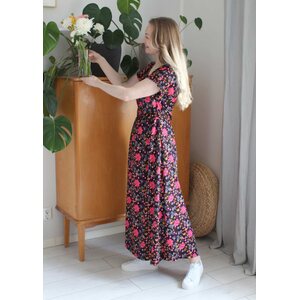 Marjamuru, musta -viskoosi 220cm PALA