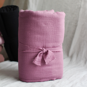 GOTS - mauve -Double gauze harsokangas 300cm PALA