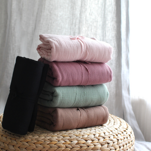 GOTS - mauve -Double gauze harsokangas 300cm PALA