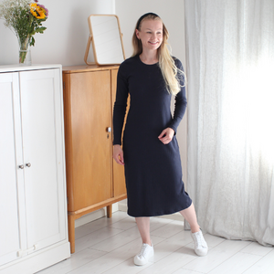 MALLA Navy -ribbitrikoo 140cm PALA