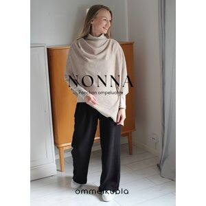 NONNA - Poncho ompeluohje, one size