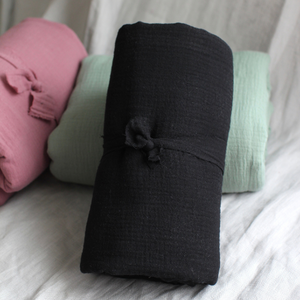 Musta -Double gauze harsokangas