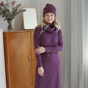 LUXE plum melee -merinovilla