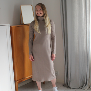 MALLA Taupe -ribbitrikoo 150cm PALA