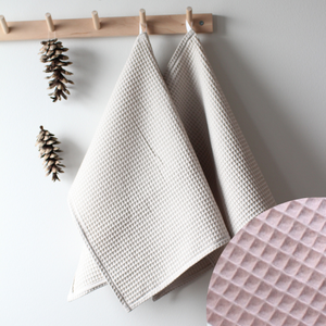 Ompelupaketti: Käsipyyhkeet 2kpl vaaleanpunainen