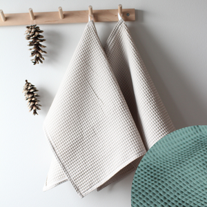 Ompelupaketti: Käsipyyhkeet 2kpl dark dusty mint