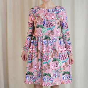 Kukkii, coral blush -trikoo PALAT