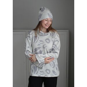 Leopard, winter vanilla -merinovilla