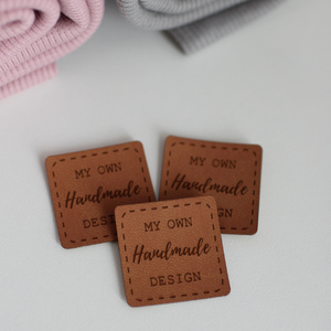 MY OWN, vaaleanruskea -ompelumerkki