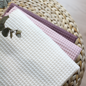 AAMU luonnonvalkoinen -vohvelikangas 110cm PALA