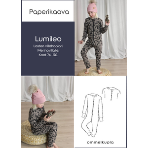 LUMILEO - lasten villahaalari ompelukaava koot 74-170