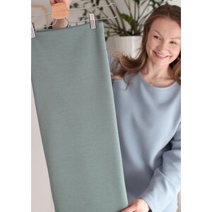 OLIVIA salvia - ottoman puuvillaneulos