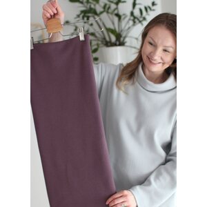 EMILIA muted violet -puuvillaneulos