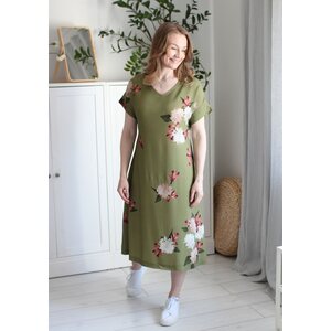 Amelie, garden green -viskoosi 300cm PALA