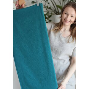 Petrol -Double gauze harsokangas 220cm PALA