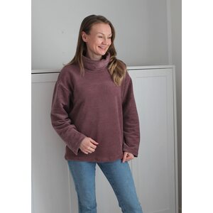 SAAGA dusty lilac -joustava sametticollege 130cm PALA