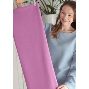 OLIVIA orkidea - ottoman puuvillaneulos 160cm PALA