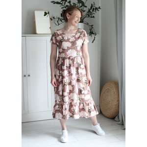 Blossom garden pastel chocolate -trikookangas