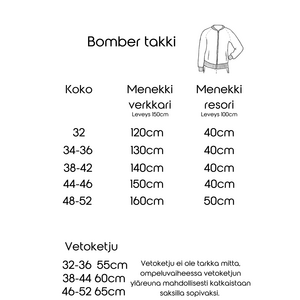SUSSU - Naisten verkka-asun ompelukaava koot 32-52