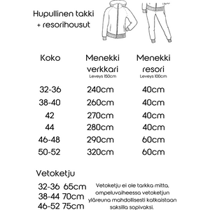 SUSSU - Naisten verkka-asun ompelukaava koot 32-52 ENNAKKOTILAUS