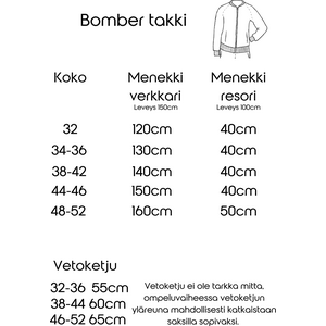 SUSSU - Naisten verkka-asun ompelukaava koot 32-52 ENNAKKOTILAUS
