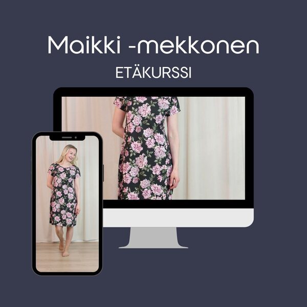 Ompelukurssi -etänä, Maikki - mekko ja paita PILOTTI