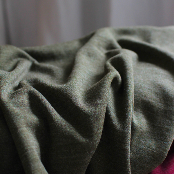 LUXE dark olive melee -merinovilla